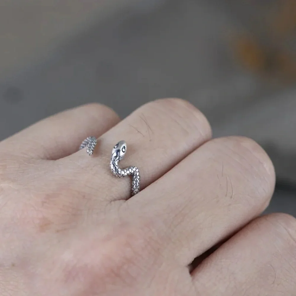 Sterling Silver Snake Ring